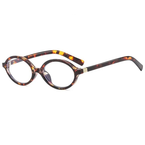 Vintage Oval Sunglasses NEW Women Luxury Brand Designer Small Oval Anti Blue - Picture 3 of 12